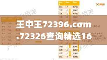 王中王72396.cσm.72326查询精选16码一,实践性计划推进_1440p8.705