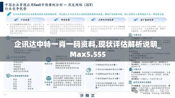 企讯达中特一肖一码资料,现状评估解析说明_Max5.555
