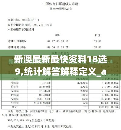 新澳最新最快资料18选9,统计解答解释定义_android7.851