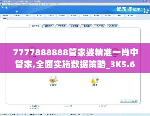 7777888888管家婆精准一肖中管家,全面实施数据策略_3K5.690