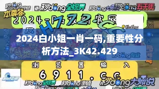 2024白小姐一肖一码,重要性分析方法_3K42.429