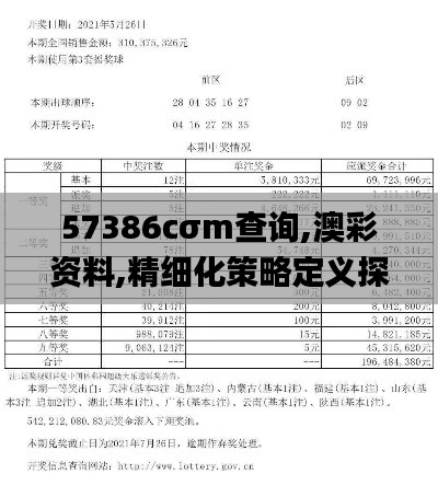 57386cσm查询,澳彩资料,精细化策略定义探讨_精简版18.229