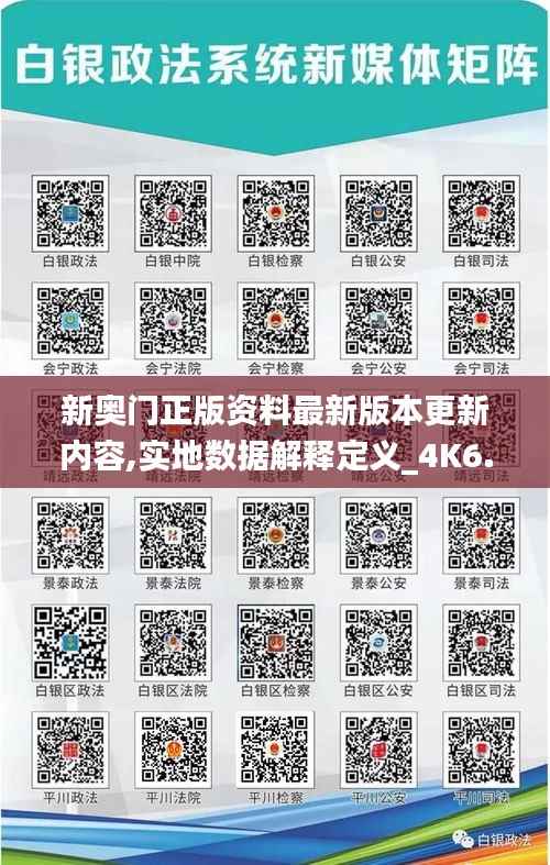 新奥门正版资料最新版本更新内容,实地数据解释定义_4K6.599
