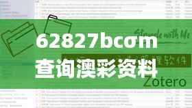 62827bcσm查询澳彩资料大全,深层数据执行策略_3DM4.436