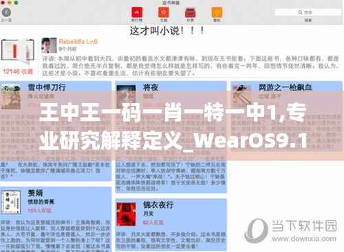 王中王一码一肖一特一中1,专业研究解释定义_WearOS9.114