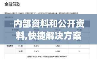 内部资料和公开资料,快捷解决方案问题_优选版3.378