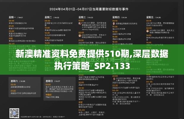 新澳精准资料免费提供510期,深层数据执行策略_SP2.133