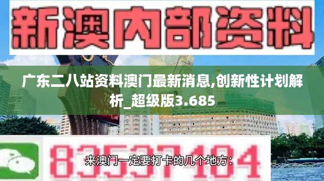 广东二八站资料澳门最新消息,创新性计划解析_超级版3.685