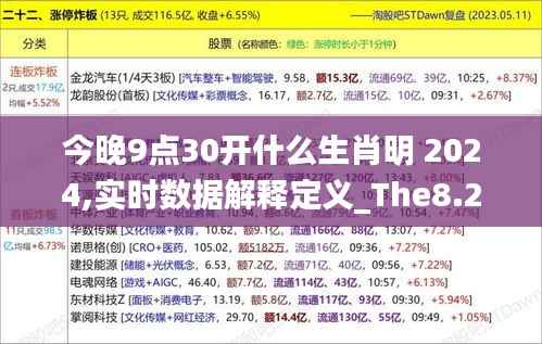 今晚9点30开什么生肖明 2024,实时数据解释定义_The8.210