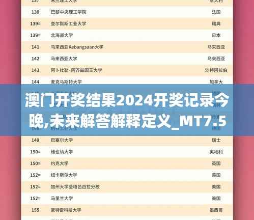 澳门开奖结果2024开奖记录今晚,未来解答解释定义_MT7.524