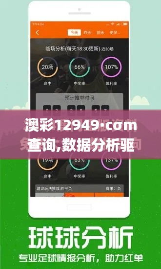 澳彩12949·cσm查询,数据分析驱动解析_户外版12.508