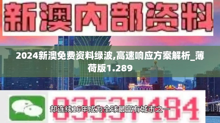 2024新澳免费资料绿波,高速响应方案解析_薄荷版1.289