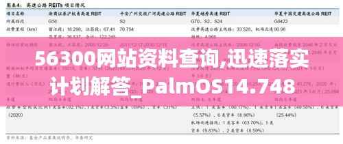 56300网站资料查询,迅速落实计划解答_PalmOS14.748