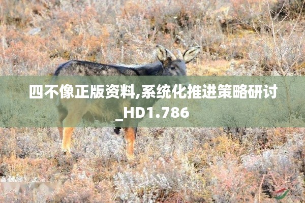 四不像正版资料,系统化推进策略研讨_HD1.786