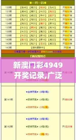 新澳门彩4949开奖记录,广泛解析方法评估_精英版8.422