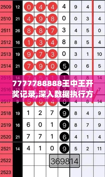 7777788888王中王开奖记录,深入数据执行方案_高级版9.114