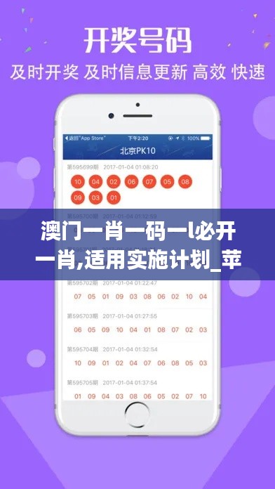澳门一肖一码一l必开一肖,适用实施计划_苹果版1.120