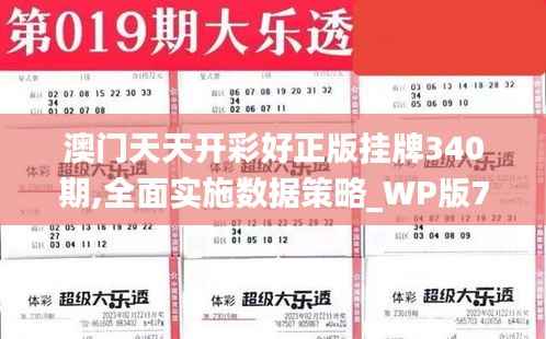 澳门天天开彩好正版挂牌340期,全面实施数据策略_WP版7.536