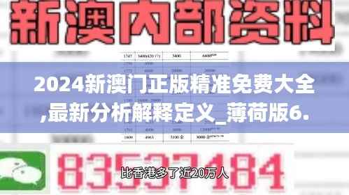 2024新澳门正版精准免费大全,最新分析解释定义_薄荷版6.355