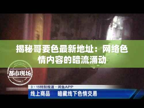 揭秘哥要色最新地址:网络色情内容的暗流涌动