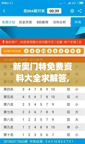 新奥门特免费资料大全求解答,现状解答解释定义_VIP8.776