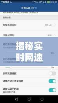 揭秘实时网速:多少才算好?
