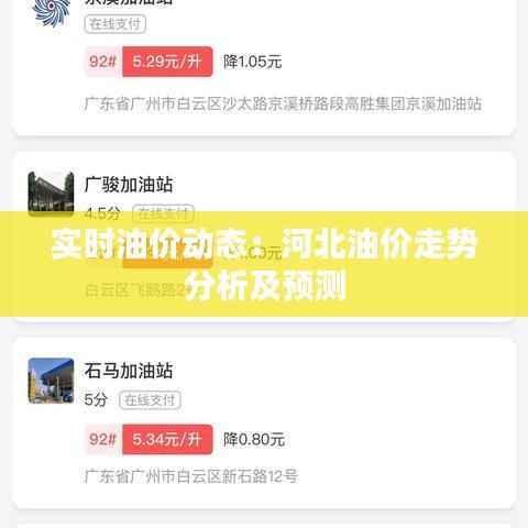 实时油价动态：河北油价走势分析及预测