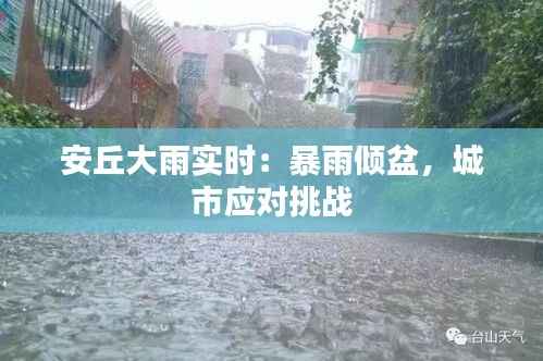 安丘大雨实时:暴雨倾盆,城市应对挑战