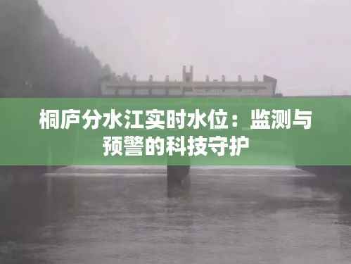 桐庐分水江实时水位:监测与预警的科技守护