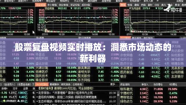 股票复盘视频实时播放:洞悉市场动态的新利器