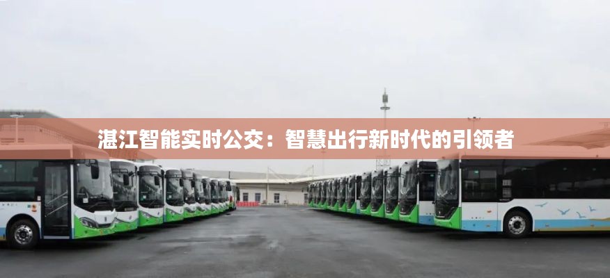 湛江智能实时公交：智慧出行新时代的引领者