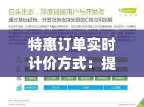 特惠订单实时计价方式:提升用户体验与效率的新策略