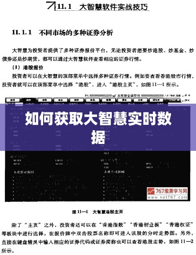 如何获取大智慧实时数据