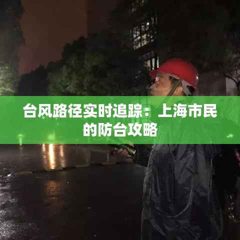 台风路径实时追踪:上海市民的防台攻略