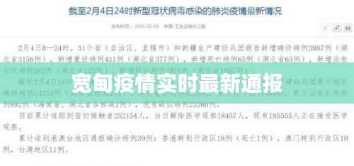 宽甸疫情实时最新通报