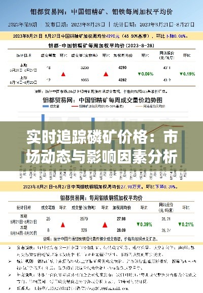 实时追踪磷矿价格:市场动态与影响因素分析