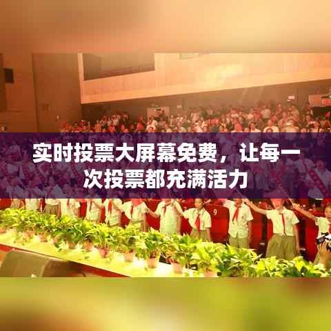 实时投票大屏幕免费,让每一次投票都充满活力
