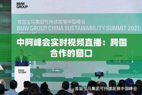中阿峰会实时视频直播:跨国合作的窗口