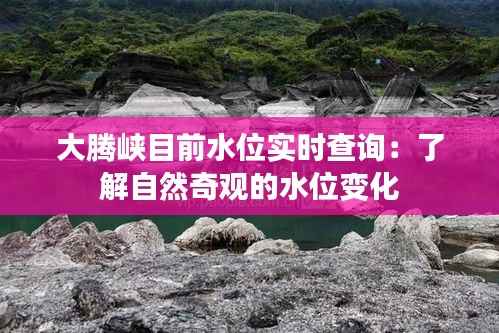 大腾峡目前水位实时查询:了解自然奇观的水位变化