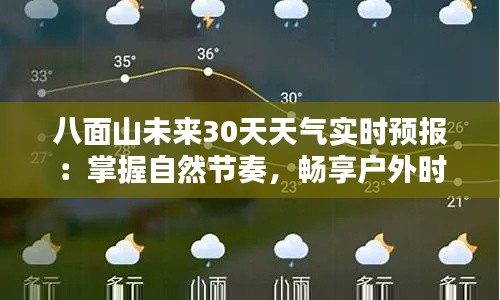 八面山未来30天天气实时预报:掌握自然节奏,畅享户外时光