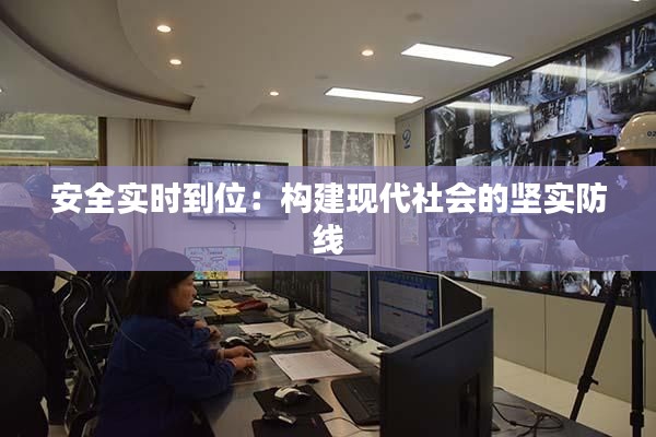 安全实时到位:构建现代社会的坚实防线