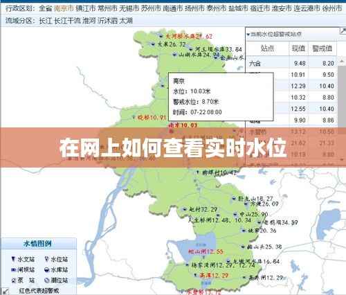 在网上如何查看实时水位