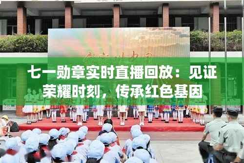 七一勋章实时直播回放：见证荣耀时刻，传承红色基因