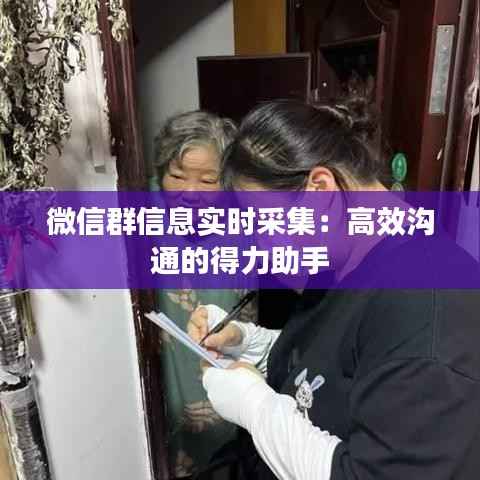 微信群信息实时采集:高效沟通的得力助手
