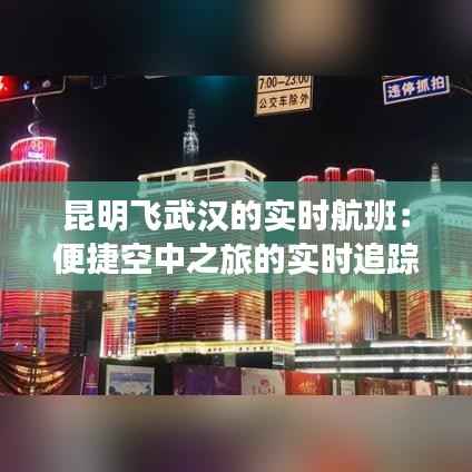 昆明飞武汉的实时航班:便捷空中之旅的实时追踪