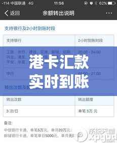 港卡汇款实时到账揭秘:速度与效率的完美结合