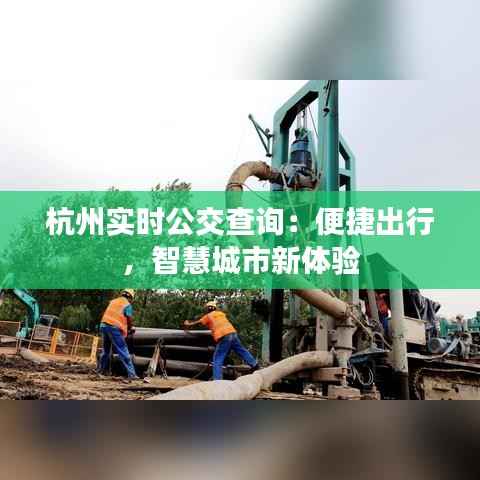 杭州实时公交查询：便捷出行，智慧城市新体验