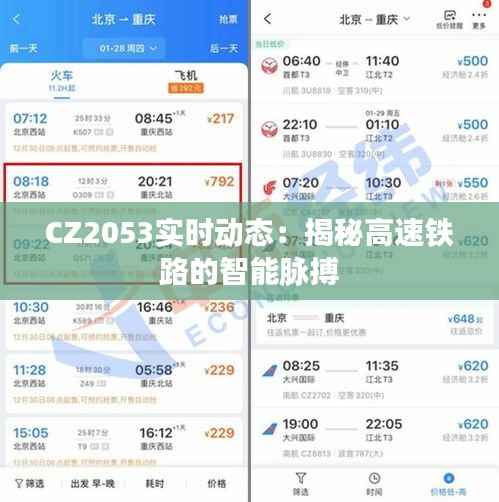 CZ2053实时动态：揭秘高速铁路的智能脉搏