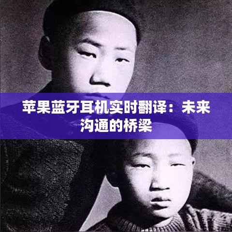 苹果蓝牙耳机实时翻译:未来沟通的桥梁