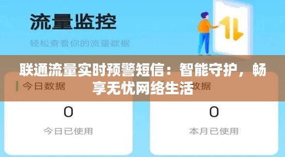 联通流量实时预警短信:智能守护,畅享无忧网络生活